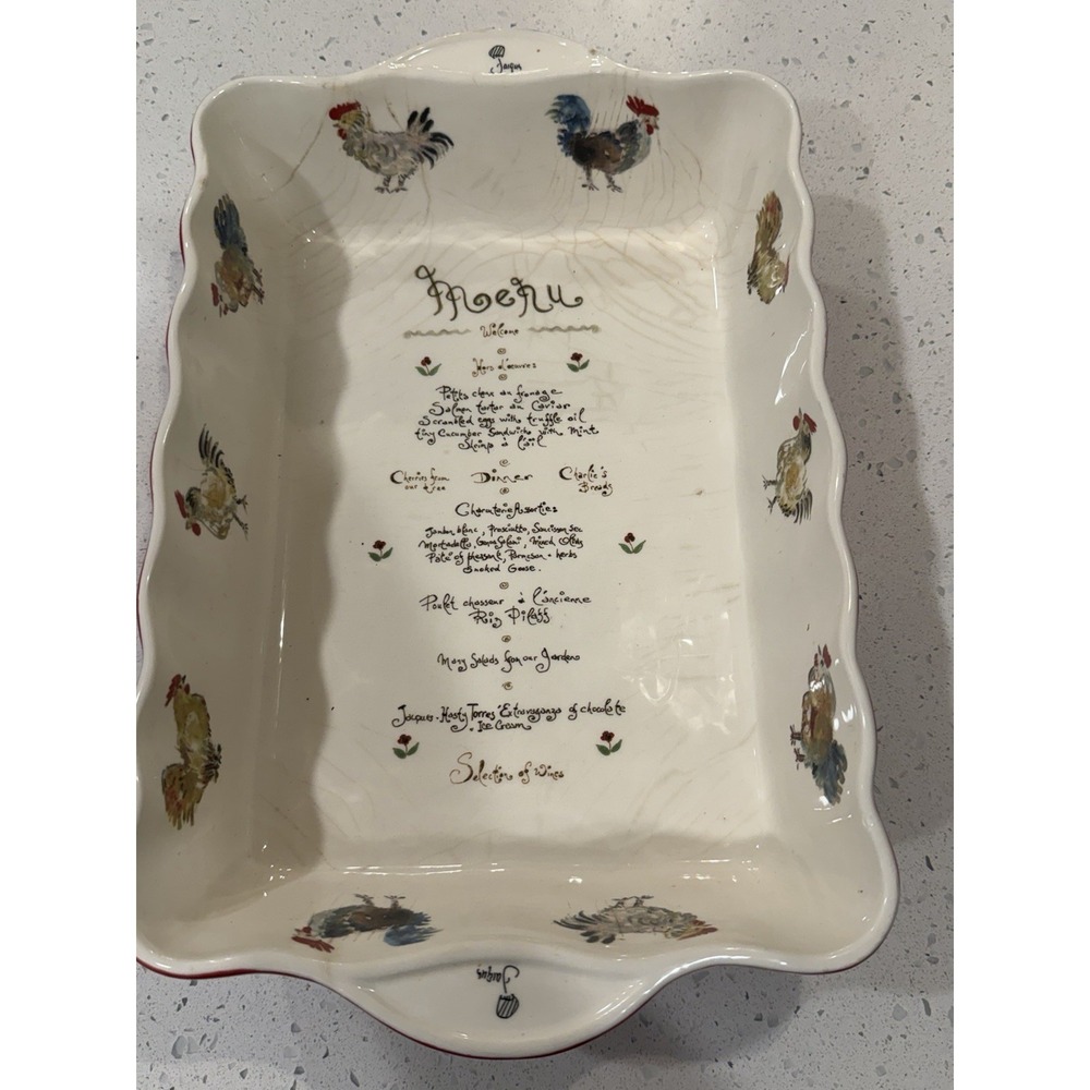 Sur La Table Jacques Pepin Collection Menu Baker, Rooster Deep Dish Lasagna